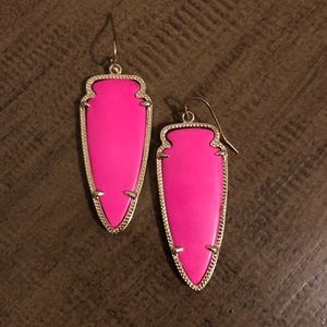 KENDRA SCOTT Hot Pink Earrings